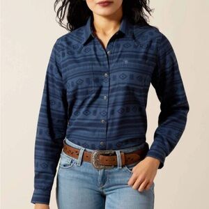 NEW Ariat Billie Jean Shirt in Vintage Indigo